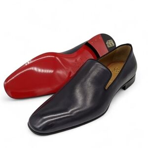 Christian Louboutin Men's Navy Dandelion Loafers Size 11